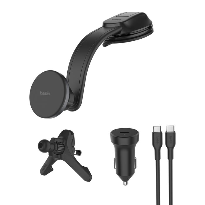 Belkin BoostCharge Trådløs opladerholder til bil 15Watt