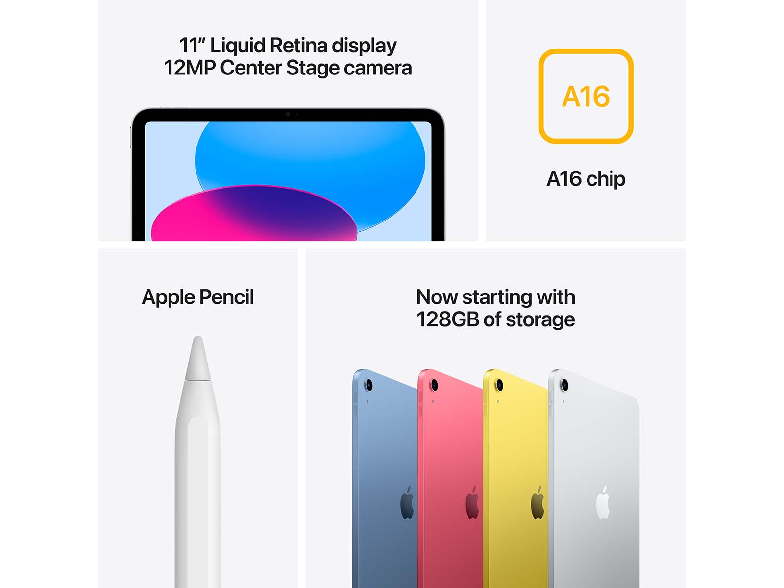 iPad 11" 2025 Wi-Fi 128GB - Blue - (MD4A4KN/A)