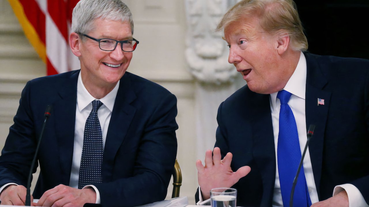 Trump straffer Tim Cook med 25% told på iPhone