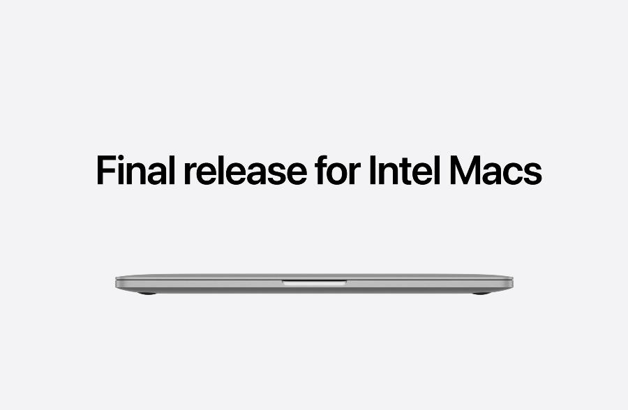Apple afslutter store opdateringer til Intel-Macs med Tahoe