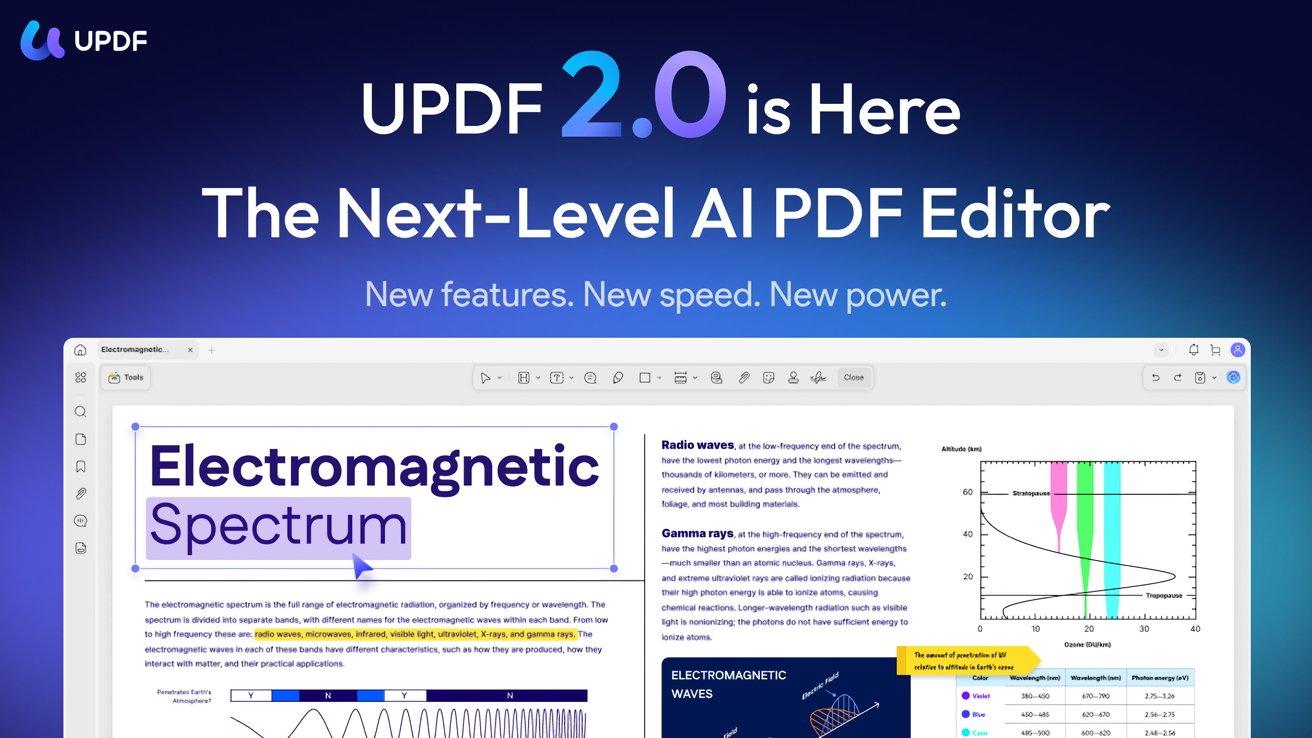 UPDF 2.0: Smart PDF-redigering på tværs af alle platforme!