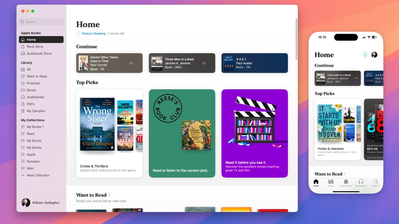 Oplev bøger som aldrig før med Apple Books!