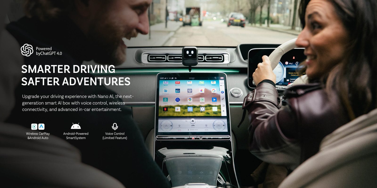 Opgrader CarPlay i 2025 med Ottocast NanoAI - Spar 20%
