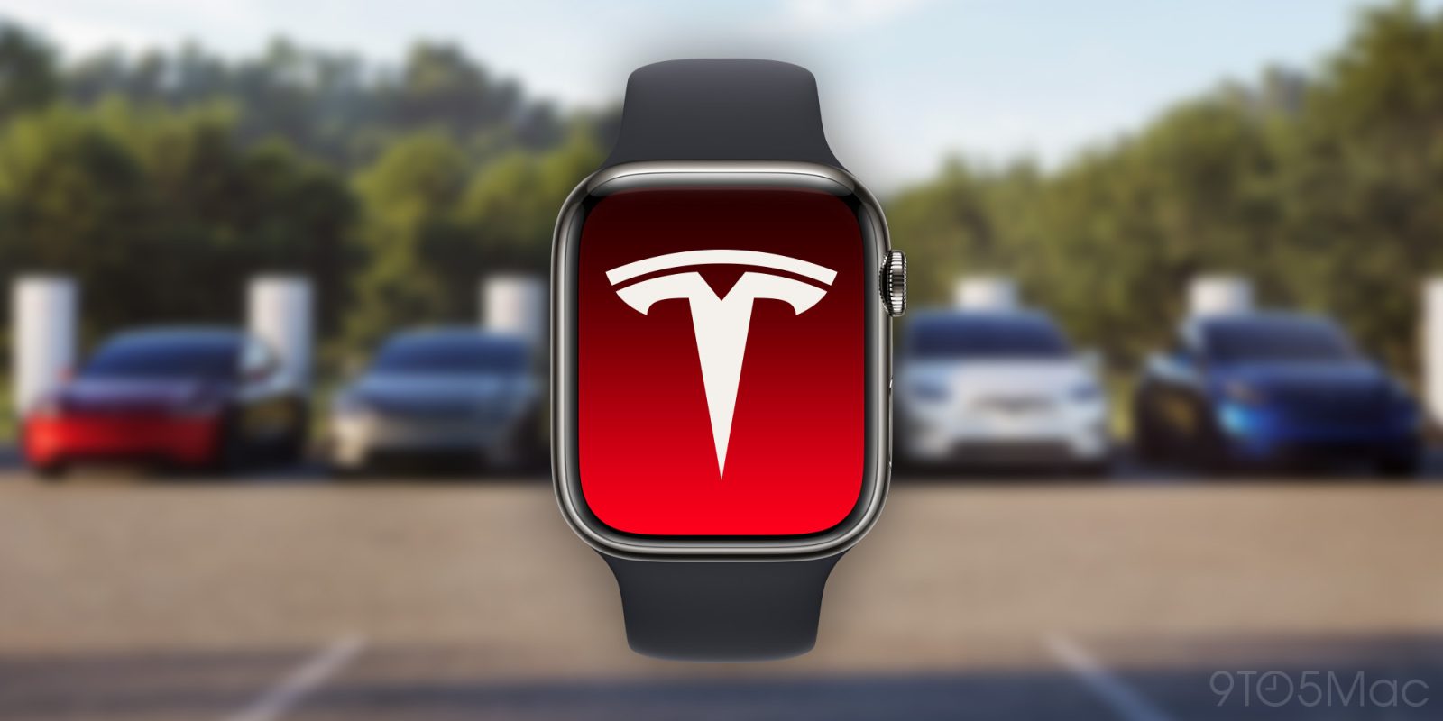 Som iPhone kan Apple Watch snart blive en bilnøgle for Tesla-førere.