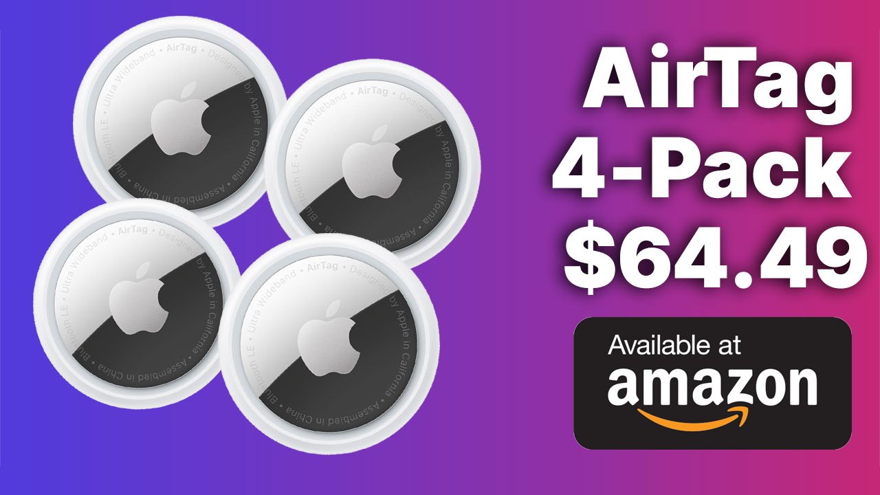 Spar stort: Apple AirTag 4-pak kun 64,49 kr!