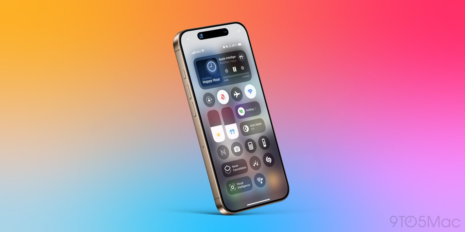 Nye funktioner i Kontrolcenter i iOS 18.4!