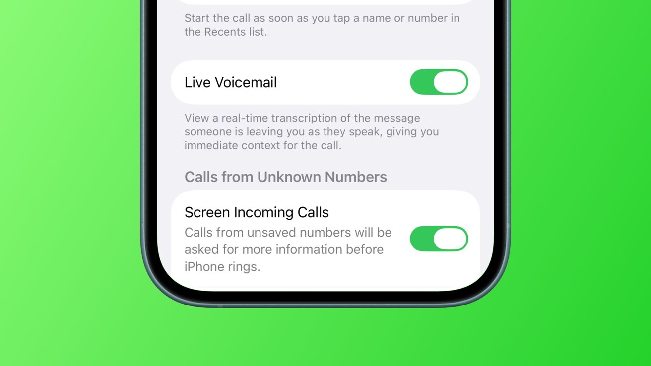 iOS 26: Smart voicemail mod spam og screening værktøjer!