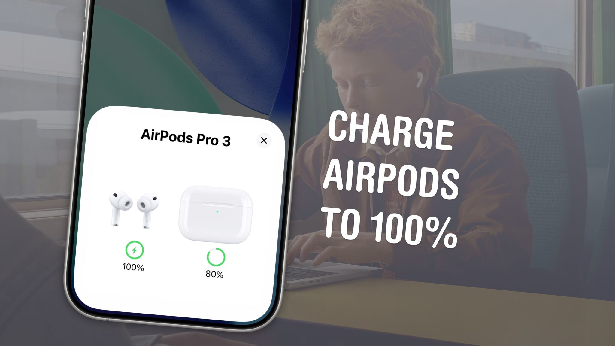Optimera AirPods batteritid med dold inställning för 100 % laddning