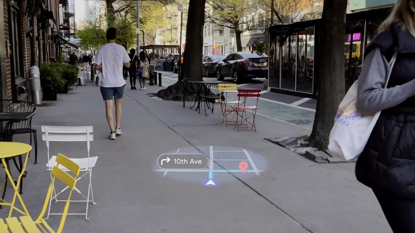Google viser smarte briller med Android og linse-display