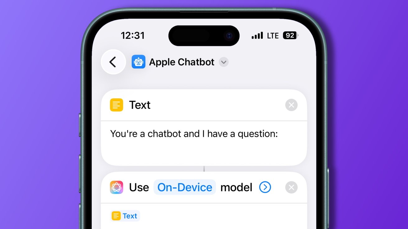 Apple benægter chatbot – Shortcuts i iOS 26 afslører sandheden