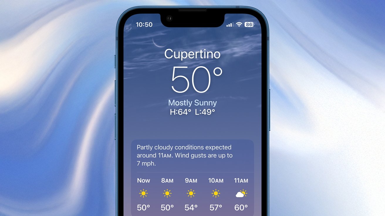Optimer vejrudsigten med Apples egen vejr-app