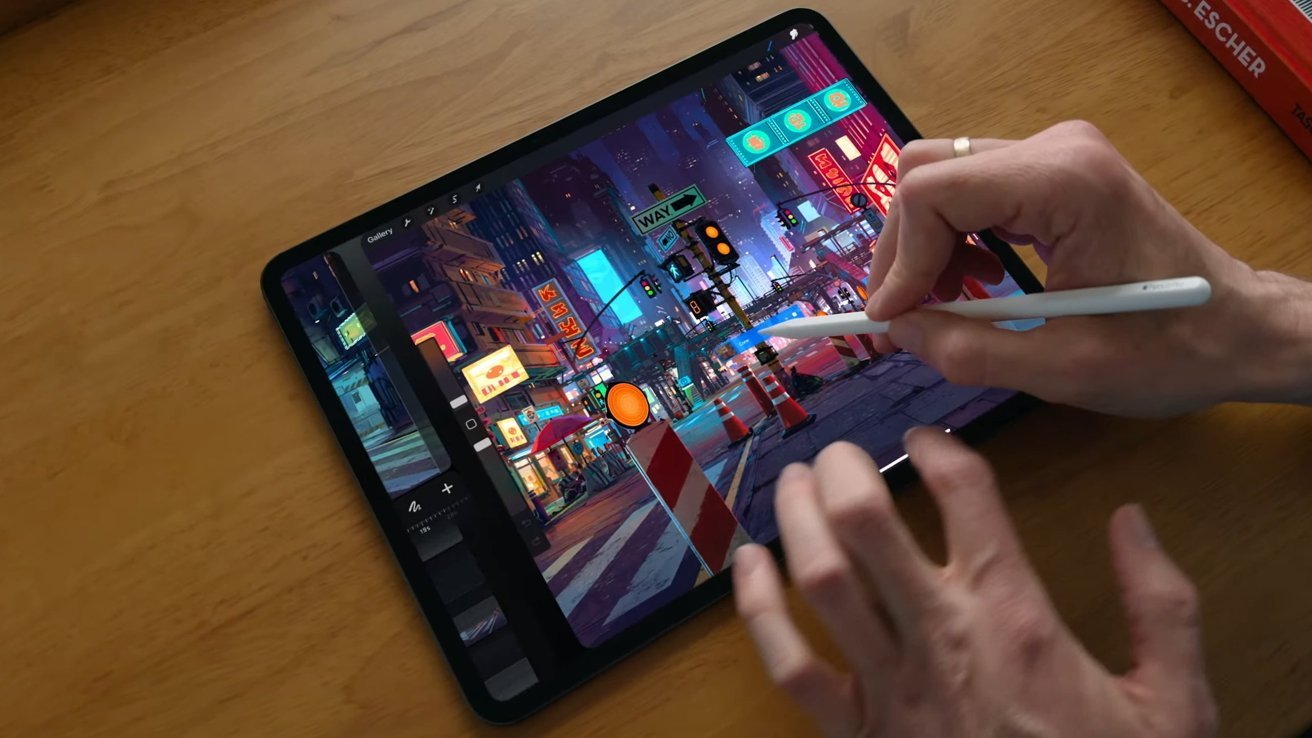 OLED-film krymper iPad Pros rammer yderligere