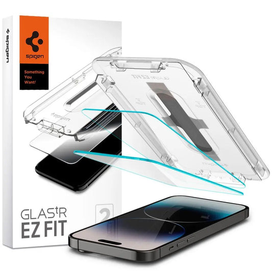 Spigen GLAS.TR "EZ FIT" 2-PACK IPHONE 14 PRO MAX CLEAR Spigen