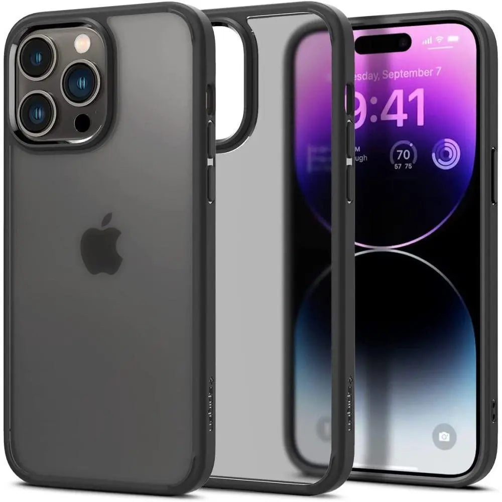 Spigen ULTRA HYBRID IPHONE 14 PRO MAX FROST BLACK Spigen