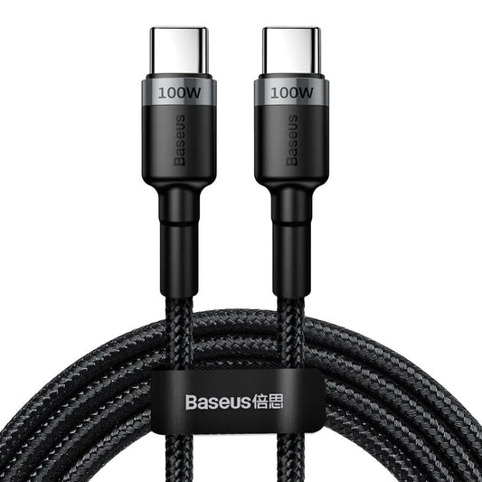 Baseus Cafule Nylonkabel USB Type C Strømforsyning 2.0 100W 20V 5A 2m Baseus