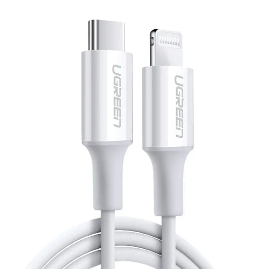 Ugreen cable USB Type C - Lightning MFI 1m 3A 18W white (10493) Ugreen