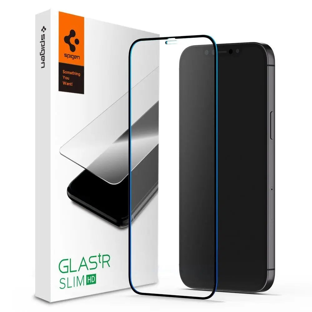 Spigen GLASS FC IPHONE 12/12 PRO BLACK Spigen