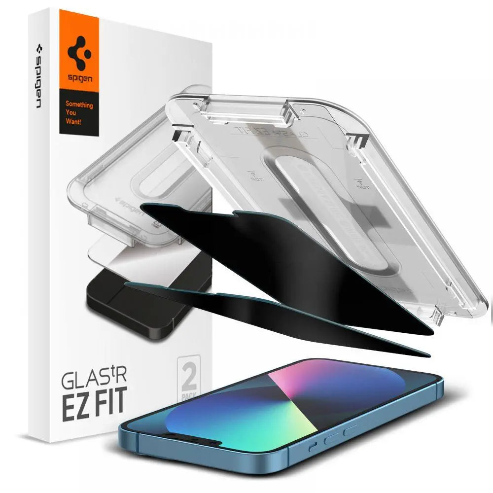 Spigen GLAS.TR "EZ FIT" 2-PACK IPHONE 13 / 13 PRO PRIVACY Spigen