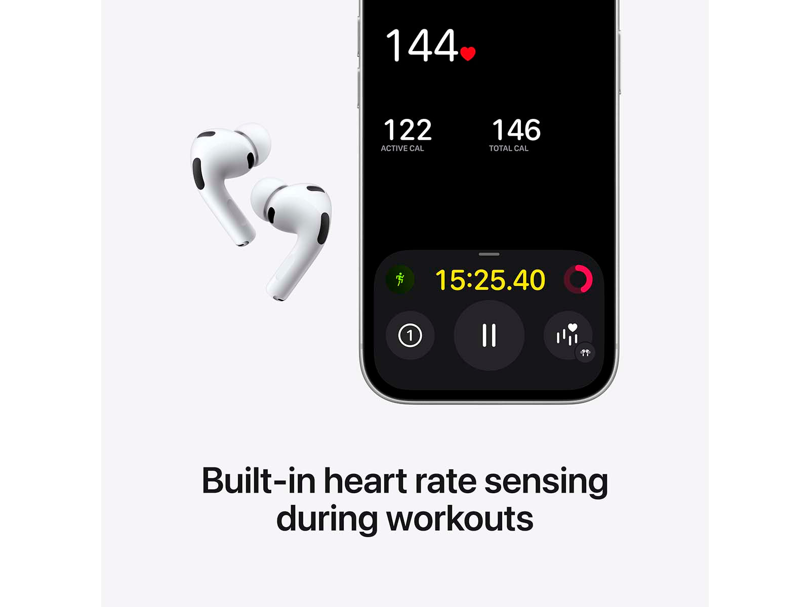 Apple AirPods Pro Gen 3 (2025) true wireless høretelefoner - (MFHP4DN/A)