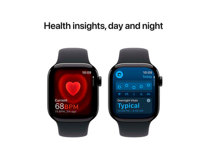 Apple Watch Series 10 (GPS + Cellular) 42 mm Sort Smart ur Apple