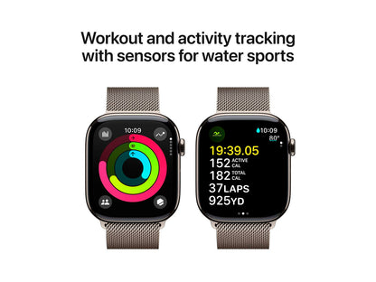 Apple Watch Series 10 (GPS + Cellular) 42 mm Grå Smart ur Apple