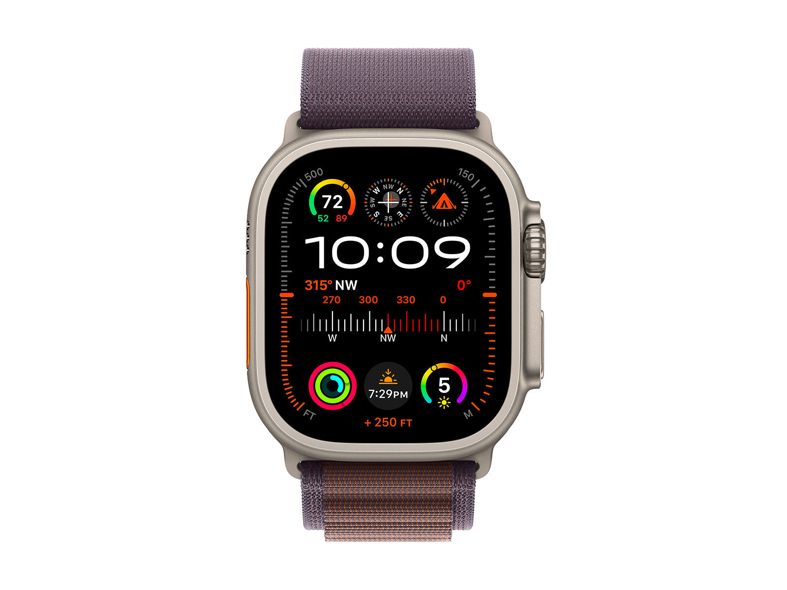 Apple Watch Ultra 2 GPS/Cell, 49mm Titanium Indigo Alpine loop S Apple