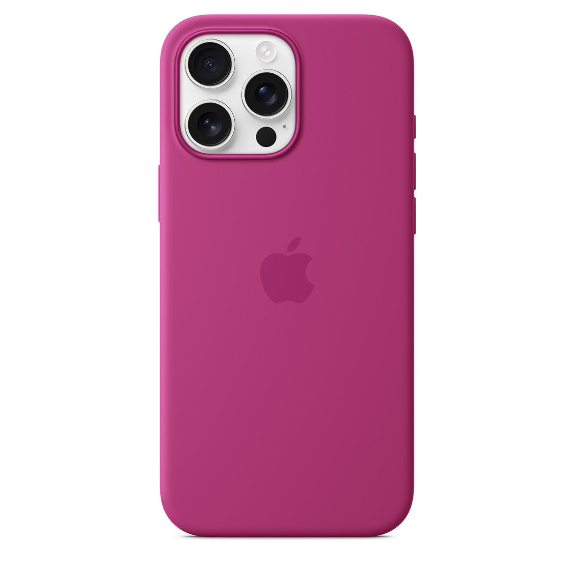 Silikone-etui med MagSafe til iPhone 16 Pro Max – fuchsia Apple