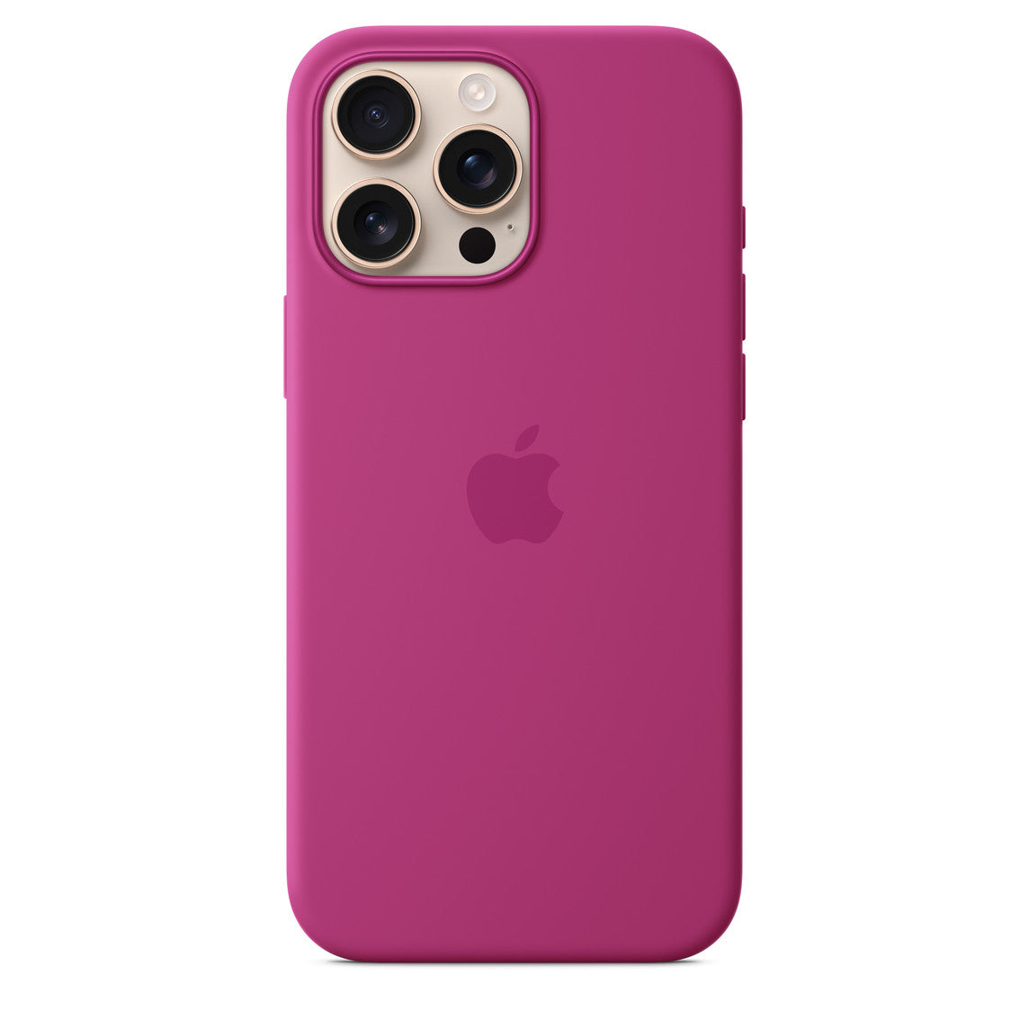 Silikone-etui med MagSafe til iPhone 16 Pro Max – fuchsia Apple