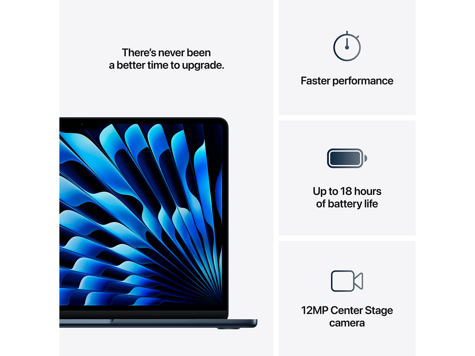 MacBook Air 2025 13" M4 10CPU, 10GPU, 24GB, 512GB - Midnight Apple