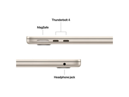 Apple MacBook Air - 13.6 - Apple M4 - 16 GB RAM - 256 GB SSD - dansk Apple