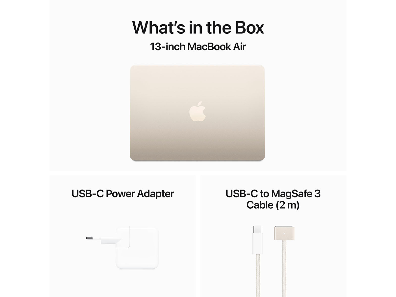 Apple MacBook Air 13.6 24GB 512GB Apple M3 10-core Stjernelys Apple