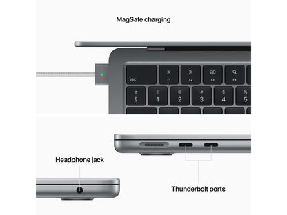 Apple MacBook Air 13.6 16GB 256GB Apple M2 8-core Space grey Apple