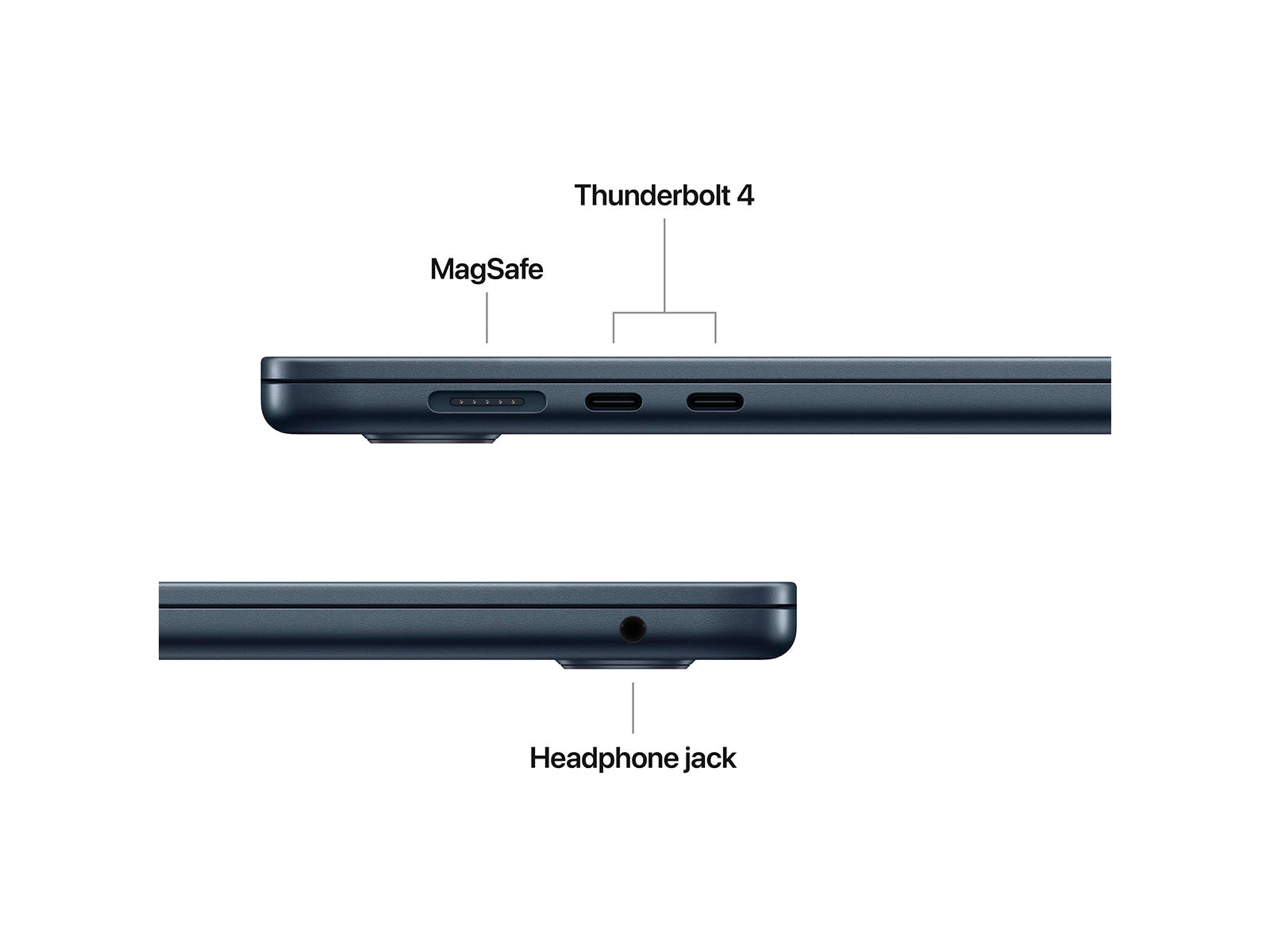 MacBook Air 2025 15" M4 10CPU, 10GPU, 16GB, 256GB - Midnight - (MW1L3DK/A)