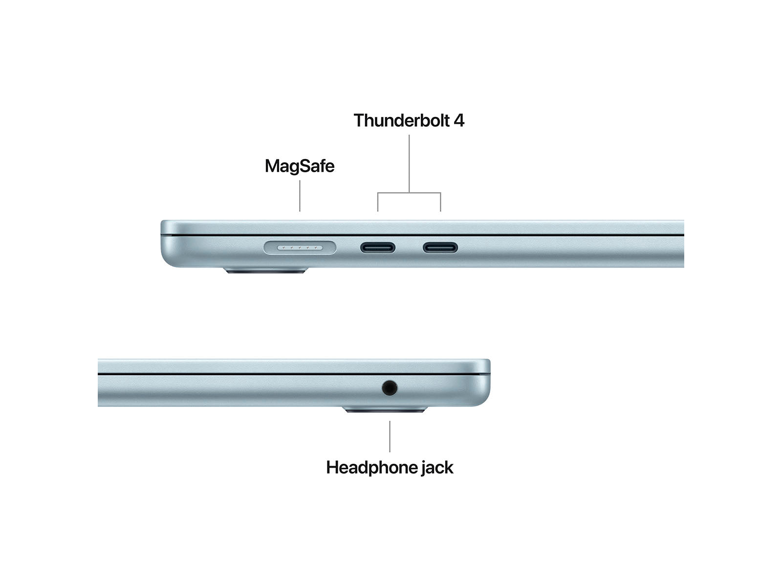 MacBook Air 2025 15" M4 10CPU, 10GPU, 16GB, 256GB - Himmelblå Apple