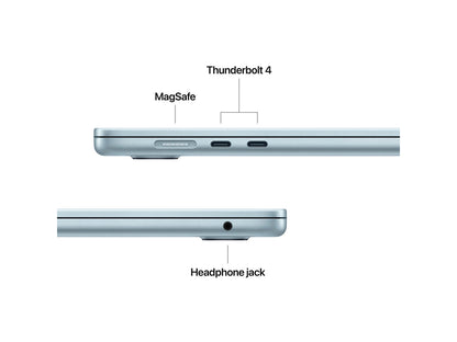 MacBook Air 2025 15" M4 10CPU, 10GPU, 16GB, 256GB - Himmelblå Apple