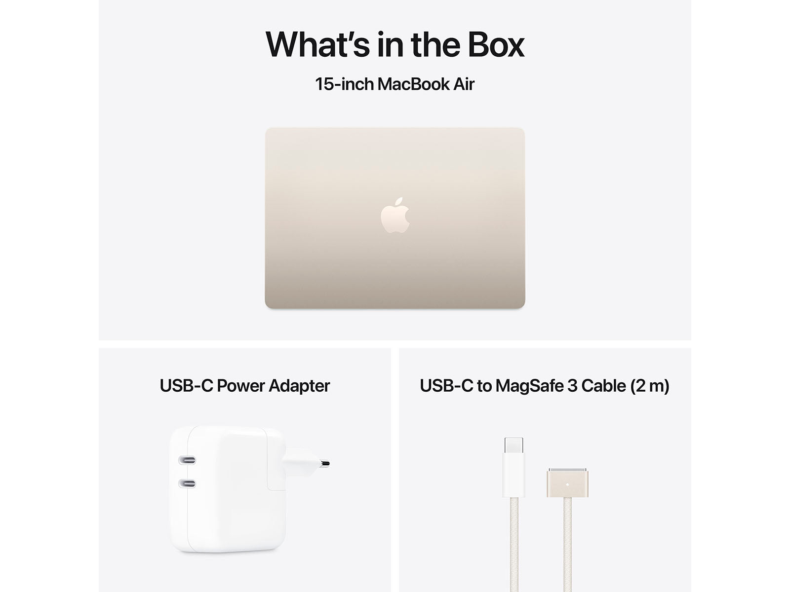 Apple MacBook Air 15 M4 24GB 512GB - Starlight Apple