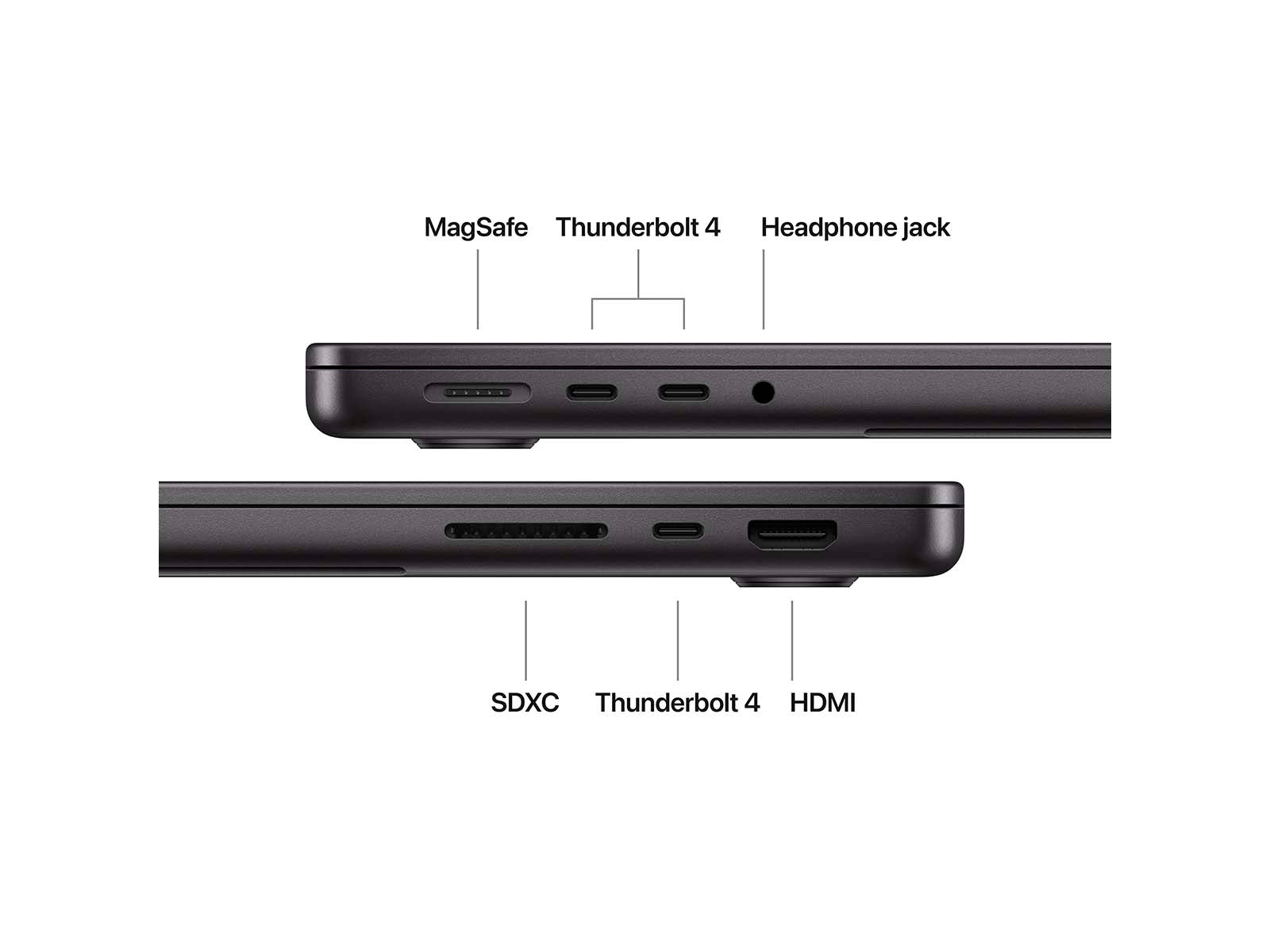 MacBook Pro 2025 14" M5 10CPU, 10GPU, 16GB, 1TB - Space Black - (MDE14DK/A)