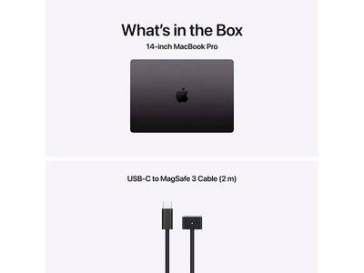 MacBook Pro 2025 14" M5 10CPU, 10GPU, 16GB, 512GB - Space Black - (MDE04DK/A)