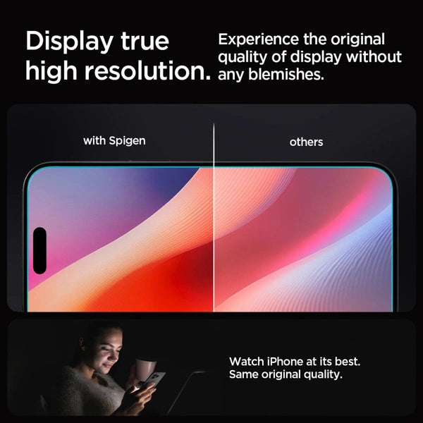 Spigen Glas TR "Ez Fit" til iPhone 16 Pro Max Spigen