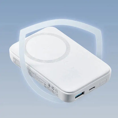 Joyroom JR-W020 20W 10000mAh MagSafe Powerbank + USB-A til USB-C kabel 0.25m - Hvid Joyroom