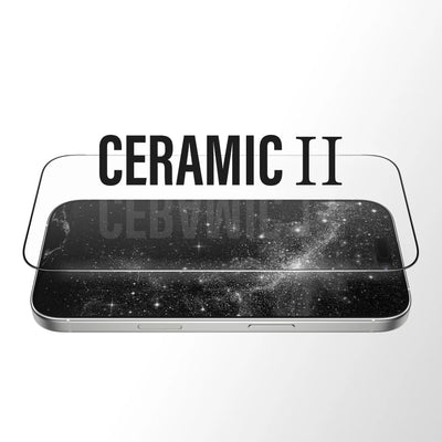 PanzerGlass Ceramic II Skærmbeskyttelse til iPhone 17 / 16 Pro