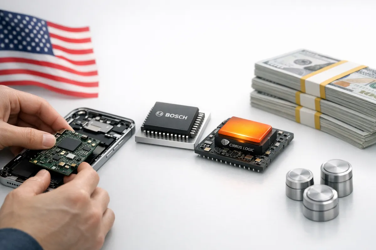Apple udvider amerikansk industriprogram: Bosch og Cirrus Logic ind – 400 mio. dollar på vej Post feature image