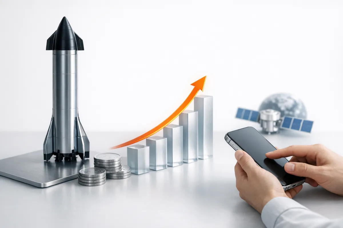 Rygter om snarlig SpaceX-børsnotering sender rumaktier i vejret Post feature image