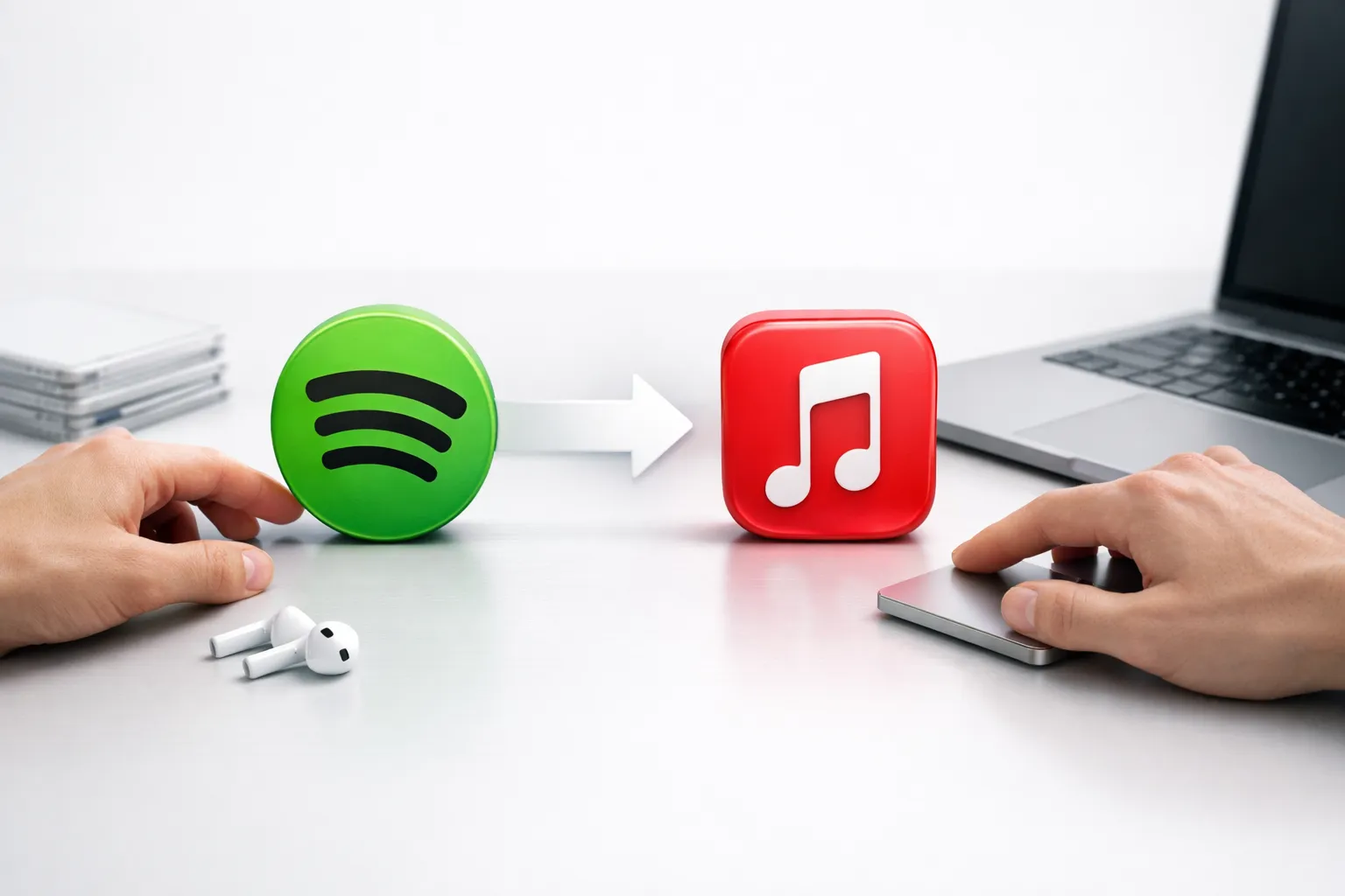 Skift fra Spotify til Apple Music: sådan flytter du musik, og undgår desktop-fælder Post image