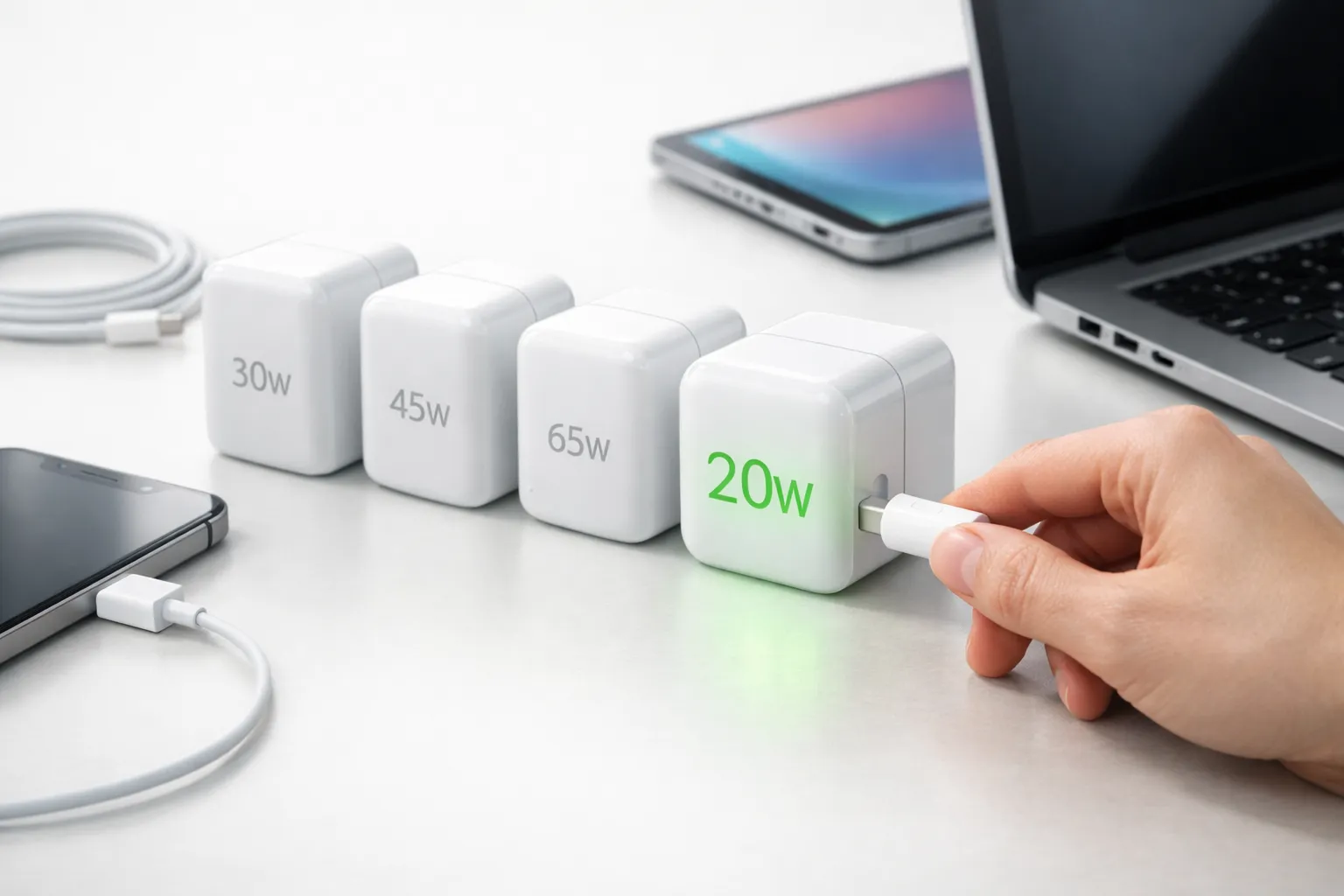 Guide: Sådan vælger du den rigtige oplader (watt) til iPhone, iPad og MacBook Post image