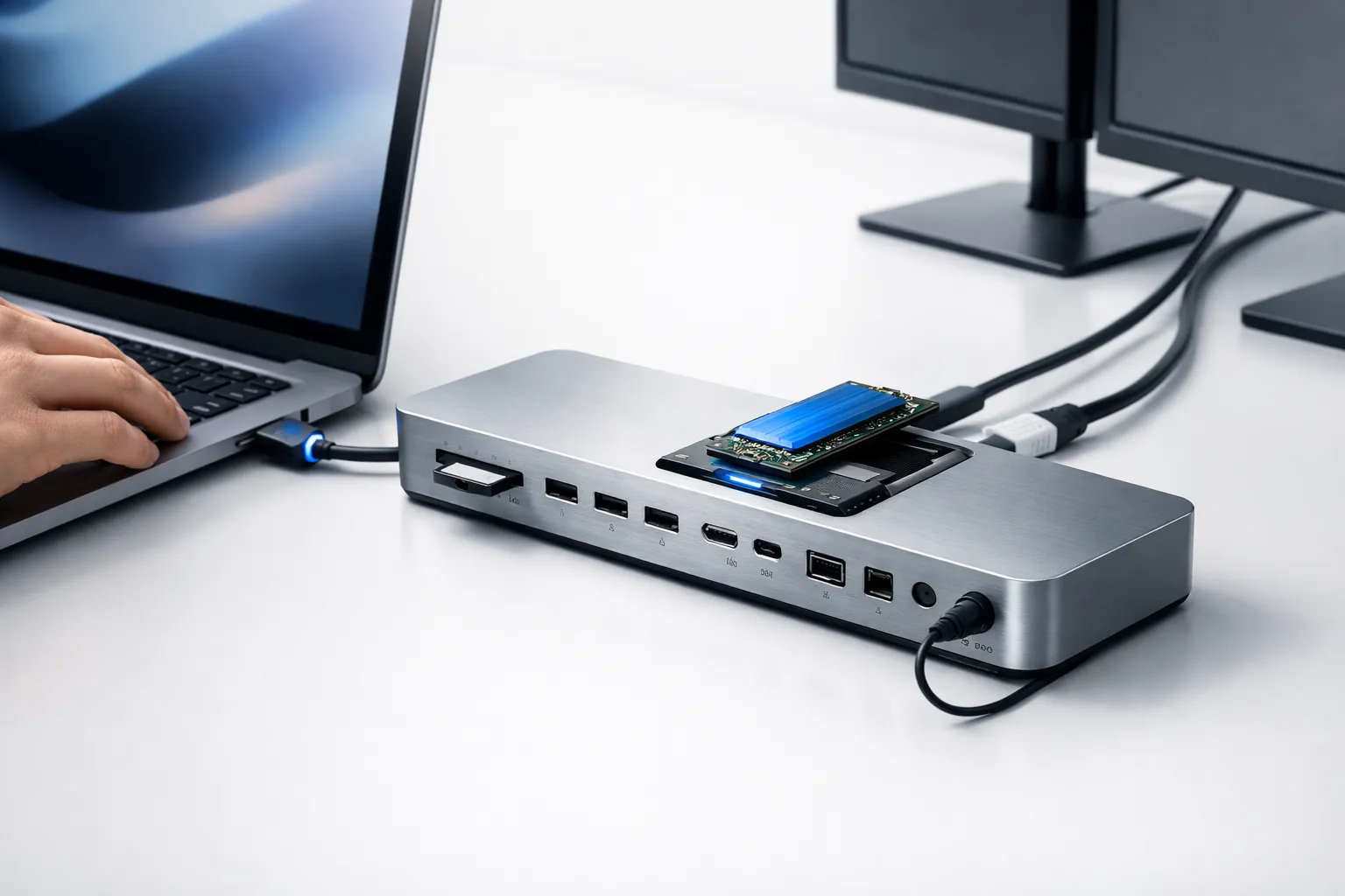 Kensington EQ Pro Thunderbolt 5 Dock til MacBook: Hurtig hub med 19 porte og M.2-slot Post feature image