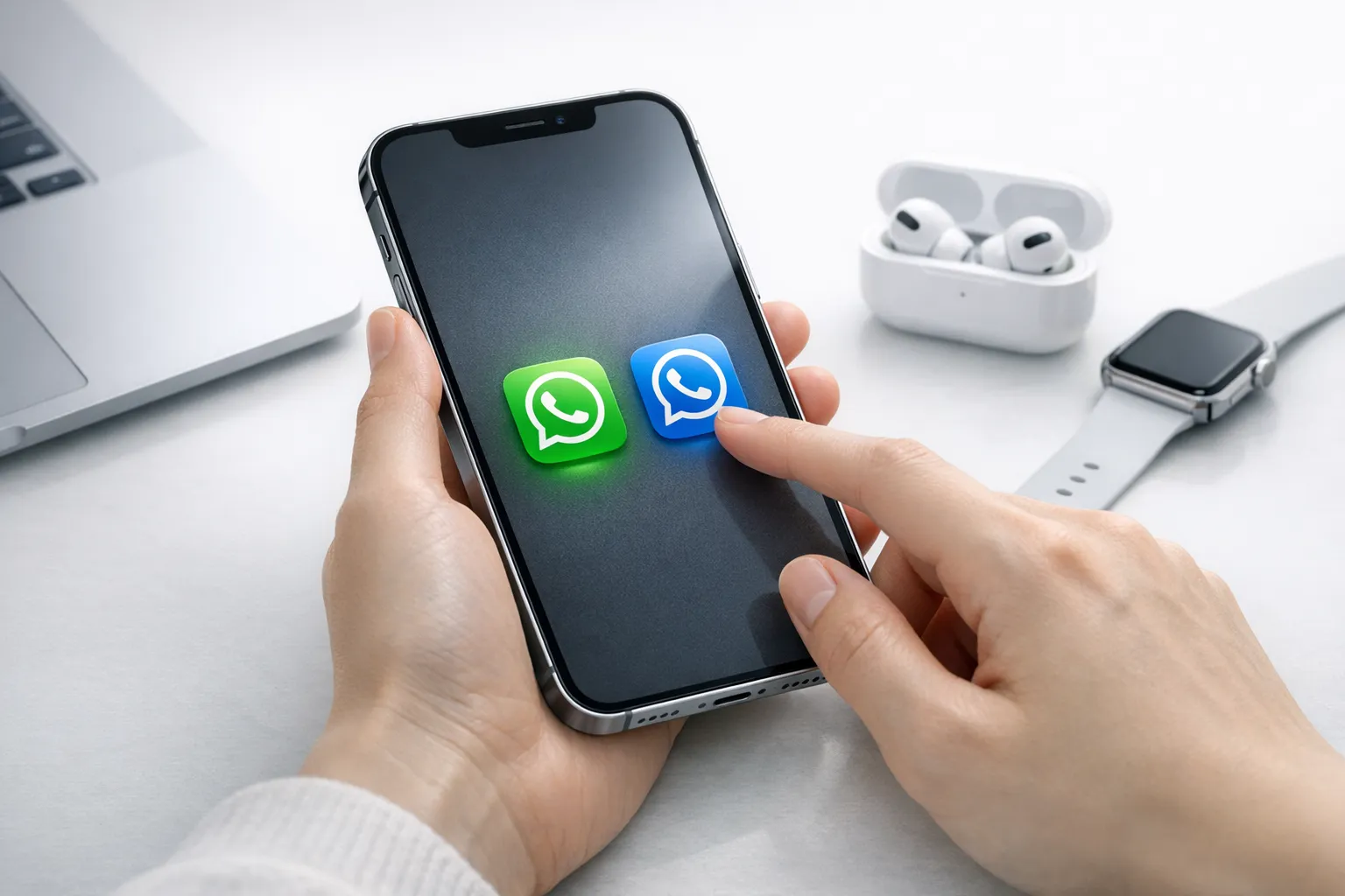 WhatsApp på iPhone får endelig multi-konto – og skruer op for AI-funktioner Post image